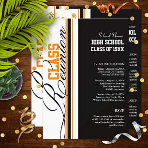 Customisable Class Reunion Invitations