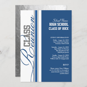 Customisable Class Reunion Invitations