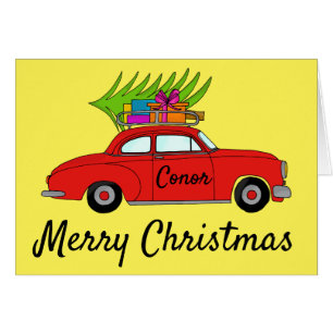 Customisable Classic Christmas Car