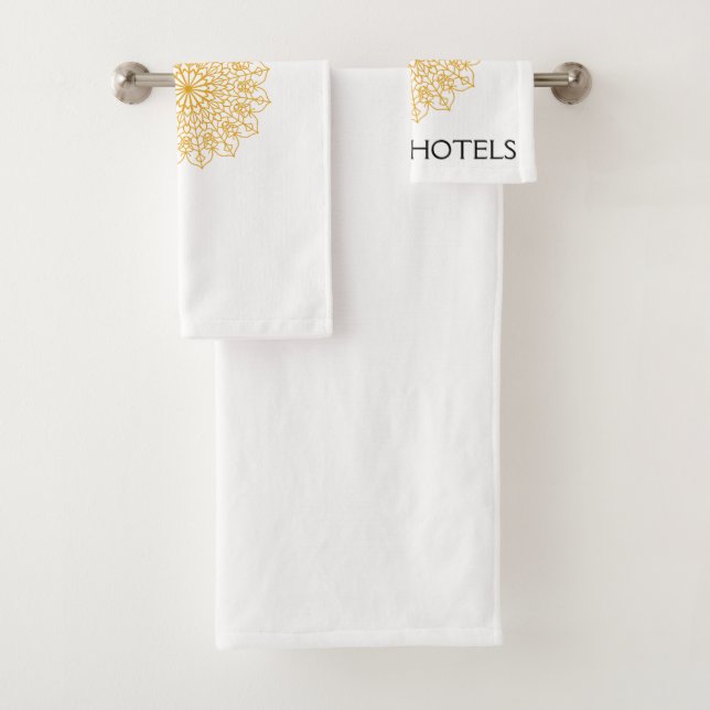 Customisable Classy Hotel Towels (Insitu)
