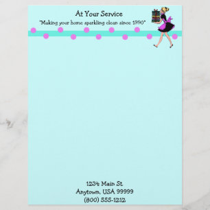 Customisable Cleaning Service Letterhead