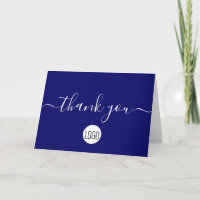 Customisable client Appreciation Blue White Chic