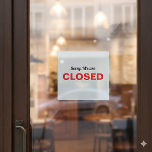 Customisable Close Window Cling for Any Space