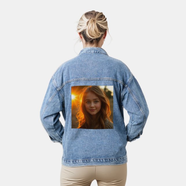Customisable Clothing Denim  Denim Jacket (Model)