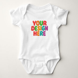Customisable Clothing | YOU DESIGN HERE Baby Bodysuit