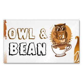 Customisable Coffee Business Branding Magnetic Business Card