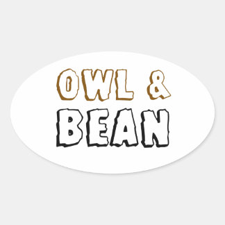 Customisable Coffee Business Branding Oval Sticker