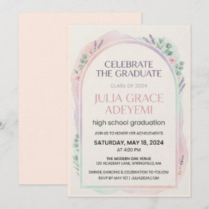 Customisable College Graduation Announcement Card