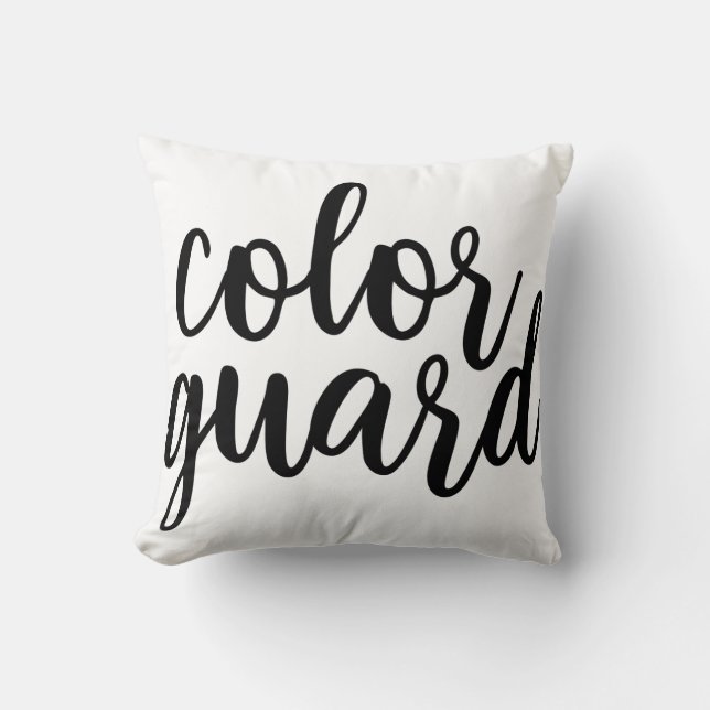 Customisable Colour Guard Pillow (Front)