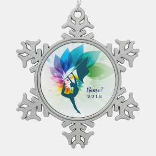 Customisable Colour Guard Snowflake Ornament