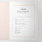 Customisable Colour Pink Border All-In-One Wedding