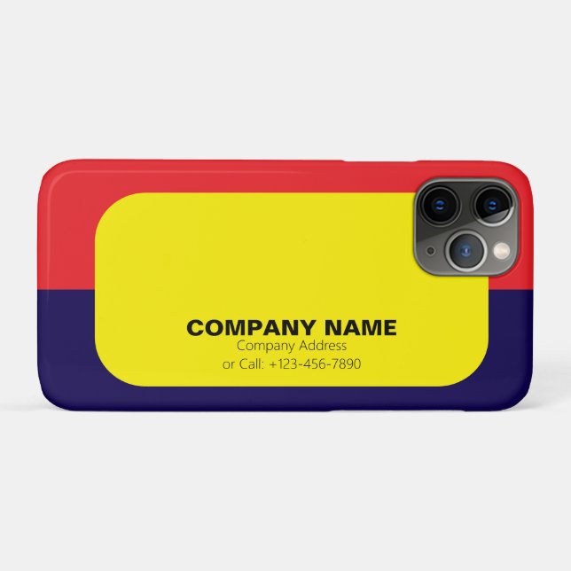 Customisable Colourful iPhone 11 Pro Case (Back (Horizontal))