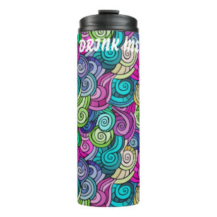 Customisable Colourful Thermal Tumbler
