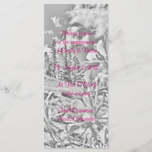 Customisable columbine flower scenic program programme