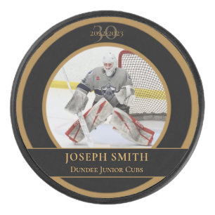 Customisable Commemorative Hockey Puck Gift