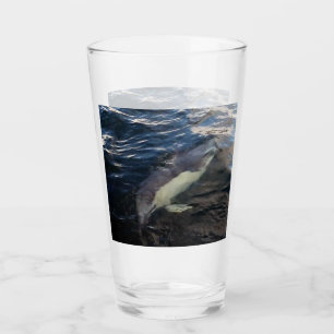 Customisable Common Dolphin Swimming Ocean Glass