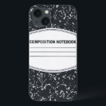 Customisable Composition Notebook iPad Case<br><div class="desc">It's time to go old school with this Customisable Composition Notebook iPad Case! The design features a classic black and white cover of the composition book of everyone's childhood. You can customise the case by clicking the "customise it" icon and simply adding your text in the space provided. It's easy...</div>