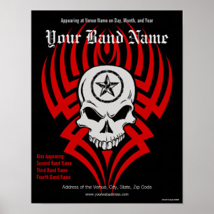 Customisable Concert Poster