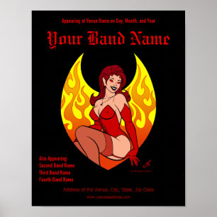 Customisable Concert Poster