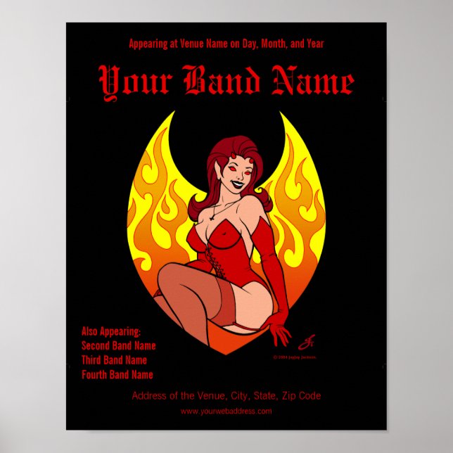 Customisable Concert Poster (Front)