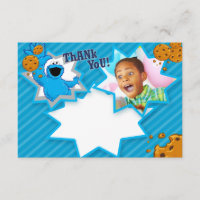 Customisable Cookie Monster Thank You