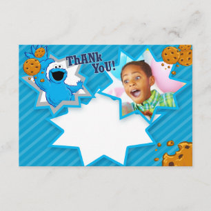 Customisable Cookie Monster Thank You