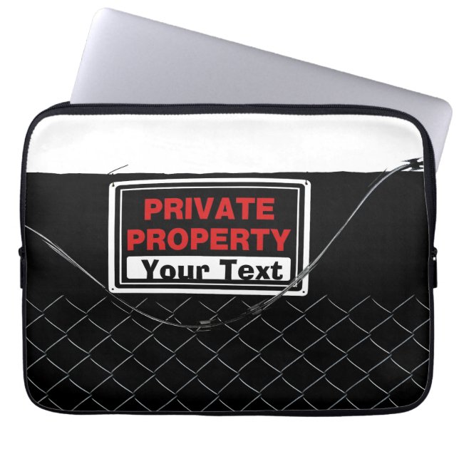 Customisable Cool Fun Unique Laptop Sleeve (Front)