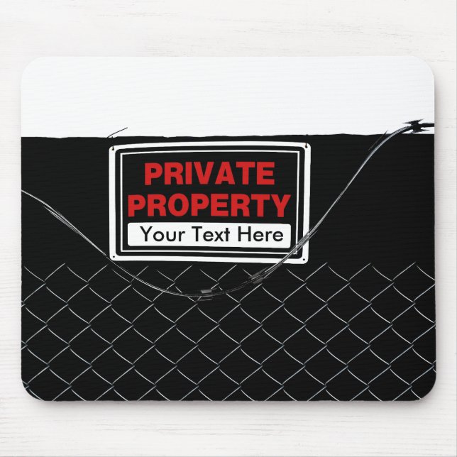 Customisable Cool Fun Unique Mouse Mat (Front)