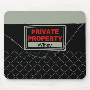 Customisable Cool Fun Unique Wifey Mouse Mat