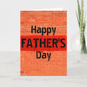 Customisable Cool Unique Father's Day Card