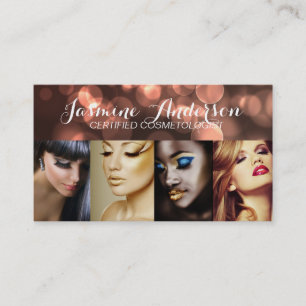 Customisable Cosmetologist Business Cards