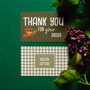 Customisable Cottage Jam and Preserves Thank You Business Card