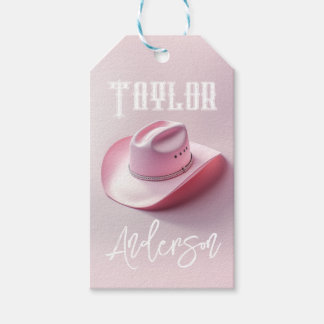 Customisable Cowgirl Bachelorette Gift Tags
