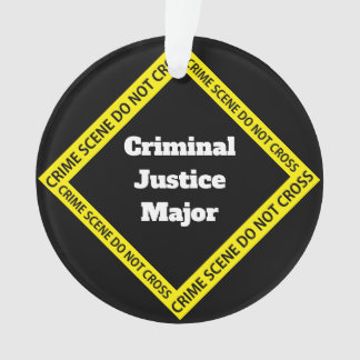 Customisable Criminal Justice Ornament