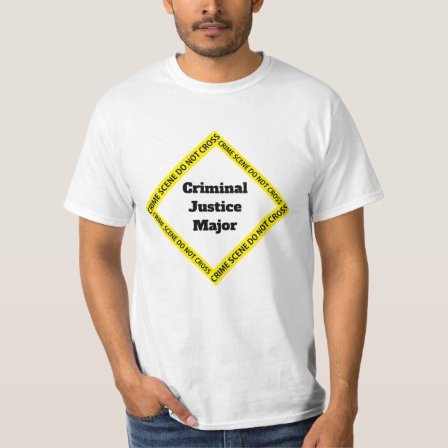 Customisable Criminal Justice Shirt (Front)