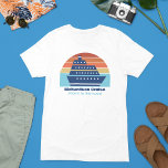 Customisable Cruise Ship Sunset Family Trip<br><div class="desc">Cool custom cruise ship men's tri-blend t-shirts for your family reunion or spring break trip to Bermuda,  The Bahamas,  or The Caribbean. Customise these cute sunset tees with your family name and destination or year.</div>