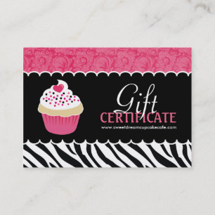 Customisable Cupcake Gift Certificate