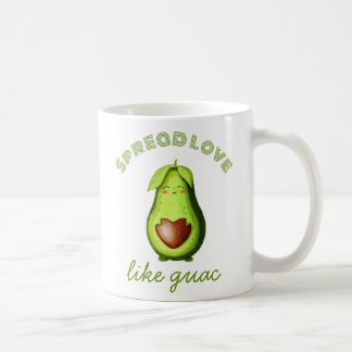 Customisable Cute Avocado Hand-drawn Original Art Coffee Mug