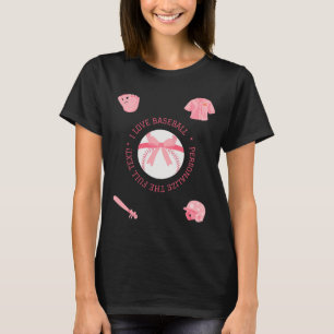 Customisable Cute Baseball Women's T-shirt