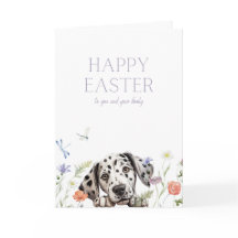 Customisable Cute Dalmatian Easter