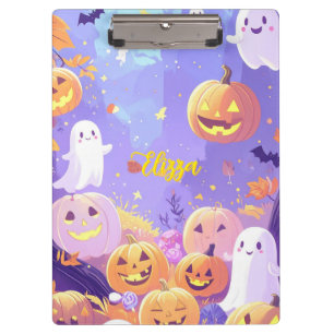 Customisable Cute Halloween  Clipboard