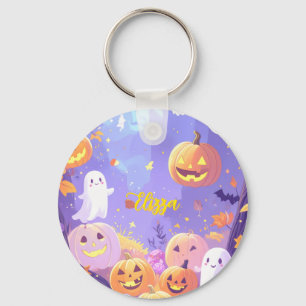 Customisable Cute Halloween Key Ring