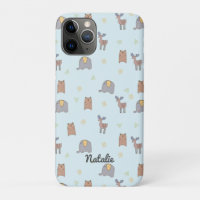 Customisable Cute Scandinavian Animals Pattern