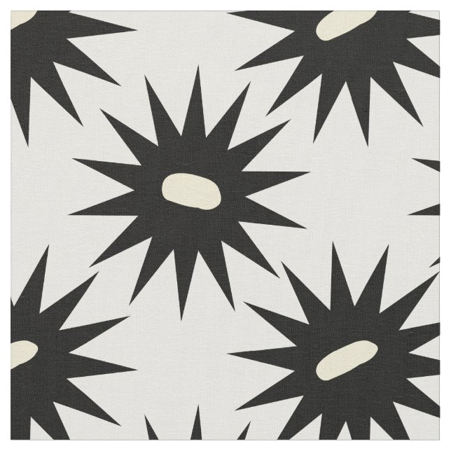 Customisable Dahlia Art Deco Style Fabric (Close Up)