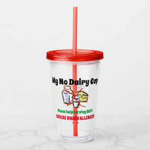 Customisable Dairy Food Allergy Cup