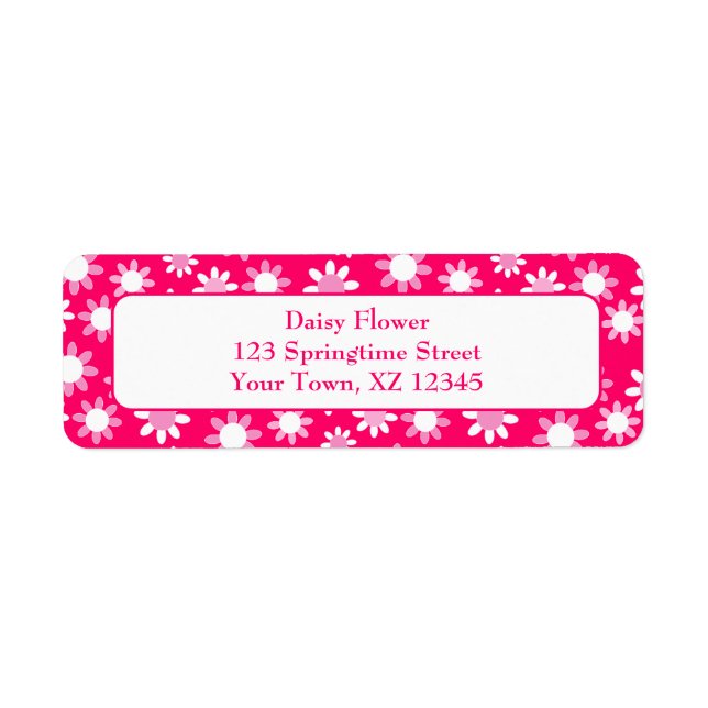 Customisable Daisies (Front)
