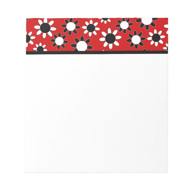 Customisable Daisies Notepad (Front)