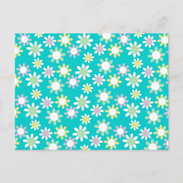 Customisable Daisies Postcard (Front)