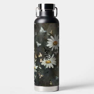 Customisable Daisy Stainless Steel Water Bottle