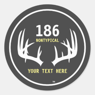 Customisable Deer Hunting Score Sticker